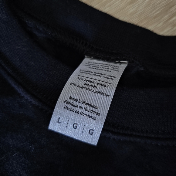 "This Is My Halloween Costume" Crystal Embellishment Black Crewneck - Picture 7 of 7